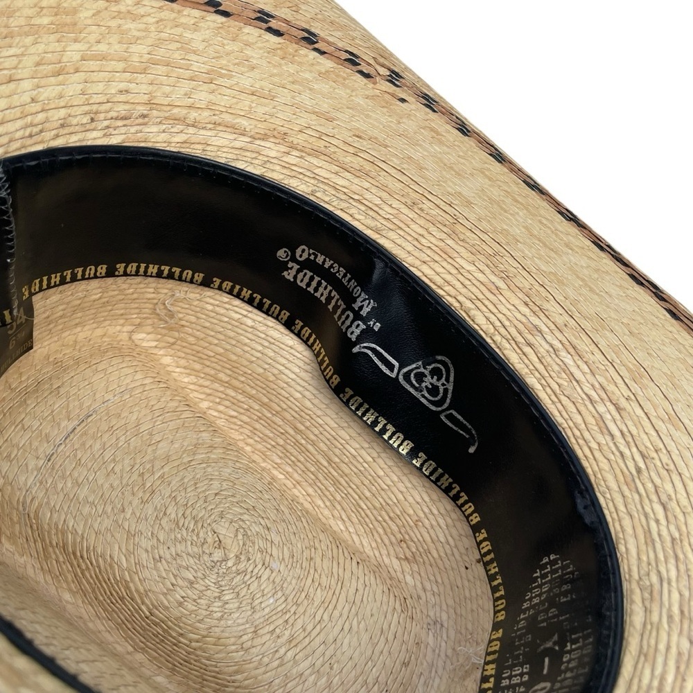 Bullhide straw cowboy hat cowgirl western country festival tan brown - Picture 4 of 6